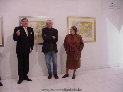Csák Máté, Thuri Levente kerámikus, valamint Tordai Alíz művészeti író