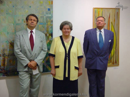 Tolnay Lajos a MAL elnöke Körmendi Annával és Csák Mátéval