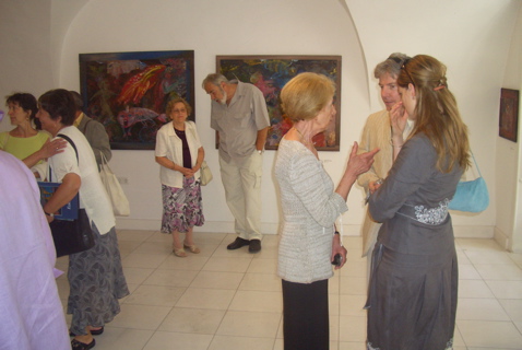 Ezüst György és Ezüst Gy. Zoltán soproni kiállításának megnyitója