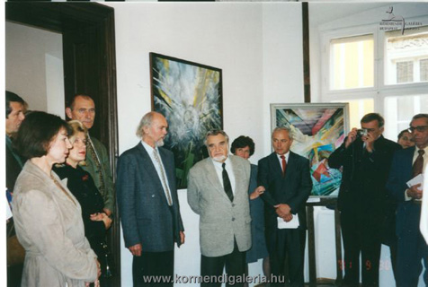 Gyurkovics Tibor megnyitja a kiállítást