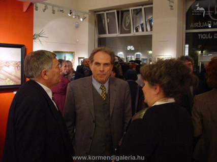 Görgey Gábor író, miniszter Csák Mátéval és Körmendi Annával