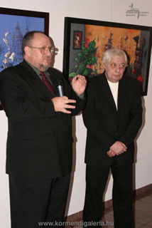 Bereczky Lóránd, a Magyar Nemzeti Galéria főigazgatója megnyitja Dienes Gábor festőművész kiállítását