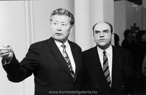 Nagykövetek a kiálltás megnyitóján
